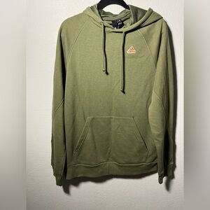 Adidas Men’s Ribbed Tracksuit Set Size Small Olive Green Hoodie Joggers NWT